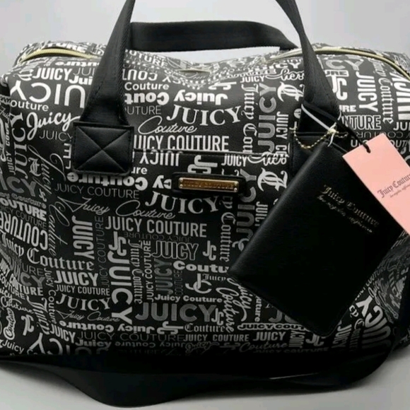 NWT Wordplay Limited Weekender Overnighter Travel Satchel Juicy Couture Duffle - Picture 6 of 14